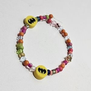Batman beaded bracelet